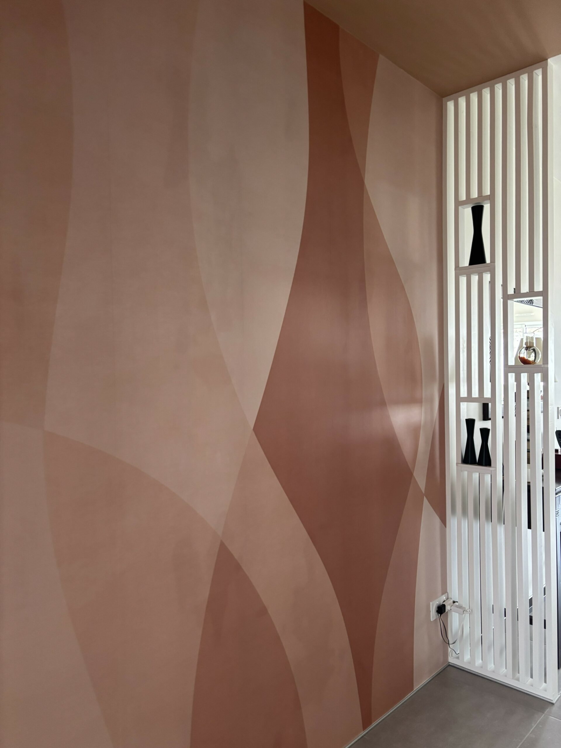 Transformation d’une entrée grâce à un papier peint panoramique